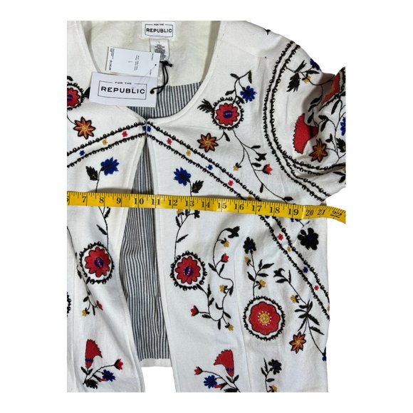 NWT For‎ The Republic Embroidered Blazer - Picture 5 of 7